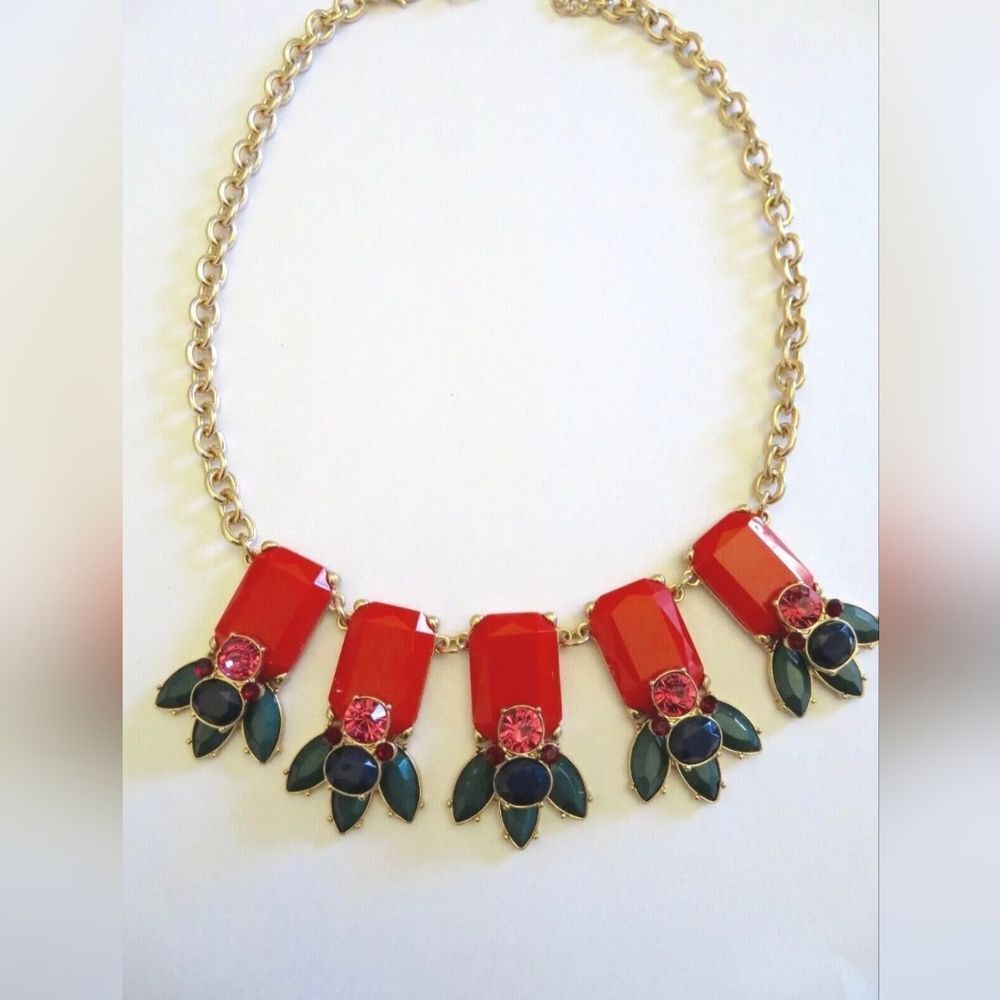 TALBOTS WINTER BEAD DROP NECKLACE. 18-21"  NWOT